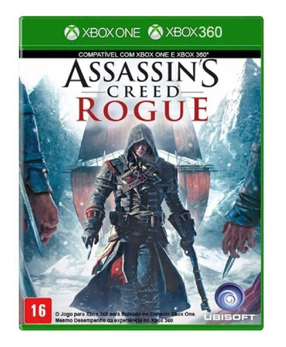 Jogo Assassins Creed Rogue Xbox One E Xbox 360 Midia Fisica