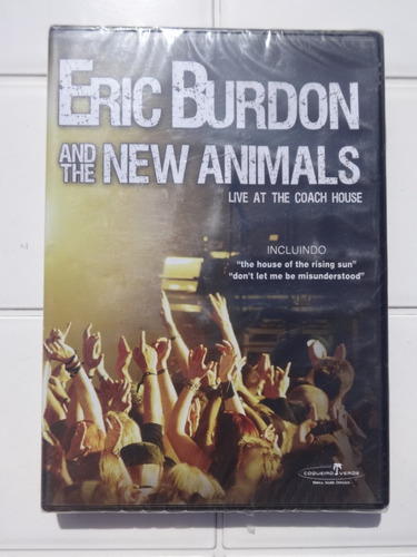 Dvd Eric Burdon And The New Animals Live At The Coach House