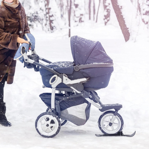 Trineo De Nieve Para Scooter Para Niños Juego De Esquís Para