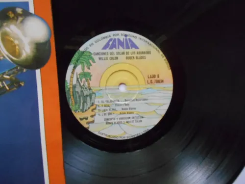 Willie Colón Ruben Blades Canciones Del Solar Autografiado (Usado)
