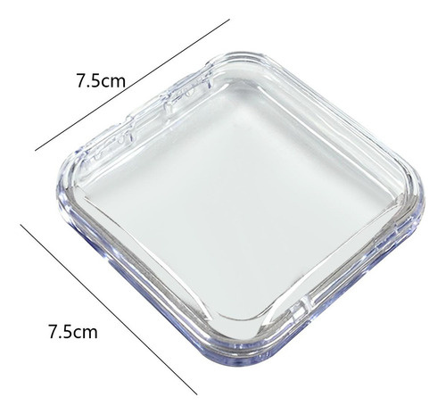 Caixa De Armazenamento De Unhas De Acrílico Transparente