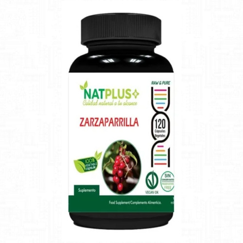 Zarzaparrilla 120 Cápsulas De 450mg 100% Natural