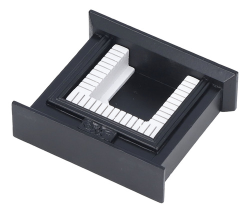 Chimenea Dollhouse 1:12 Retro De Abedul Blanco Y Negro