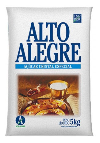 Açúcar Cristal Alto Alegre 5kg | MercadoLivre
