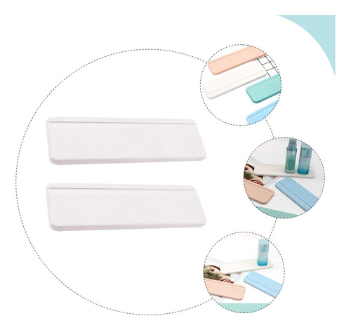 2 Soportes Para Jabón Multiusos Para Cepillos De Dientes, Ta