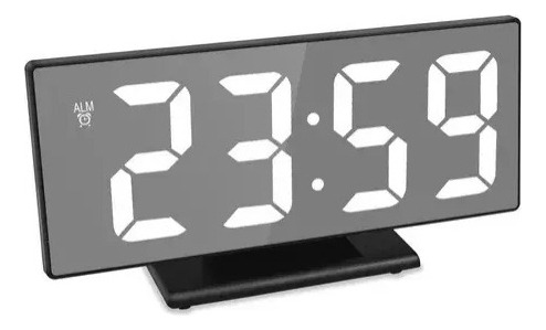 Relogio De Mesa Led Digital Espelhado Unyhome Rd190701