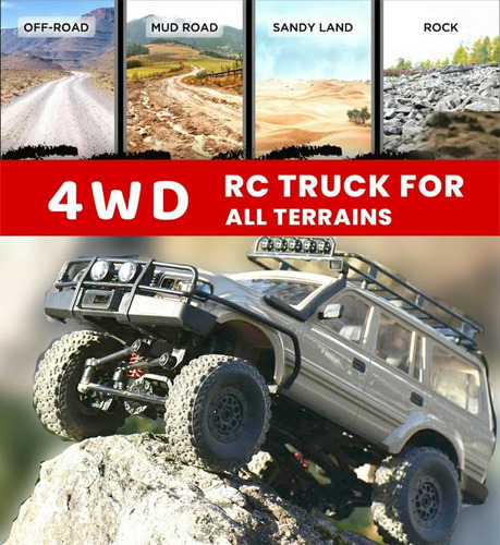 Rc Rock Crawler 4x4 Rc Truck Wpl C54-1 Rc Crawler Off Road E