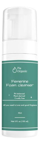 Pia Organic Mint - Limpiador De Espuma Femenina De Ajenjo Or
