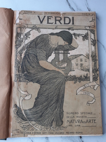 Verdi. Natura Ed Arte. 1901. Roma. 52273