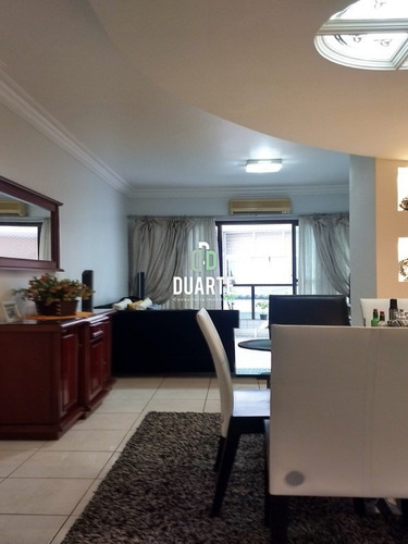 Imagem 5 de 30 de Vendo Excelente Apartamento Em São Vicente, Andar Baixo, Vista Mar Da Varanda, Bairro Boa Vista - Ap02979 - 68518070