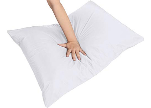 Fundas De Almohada King Size Impermeable Con Cremallera Blanco Liso