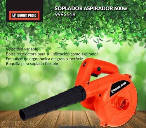 Soplador Aspirador 600 W 220 V Dowen Pagio 9993518