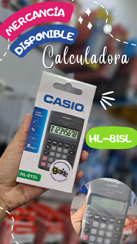 Calculadora Casio Hl-820v