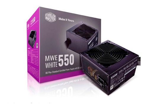 Fuente De Poder Cooler Master 550w 80+ White