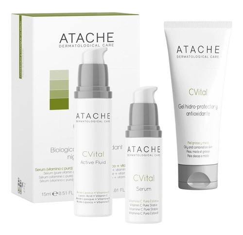 Imagem 1 de 3 de Sérum Facial Gel Hidratante Antioleosidade Vitamina C Detox
