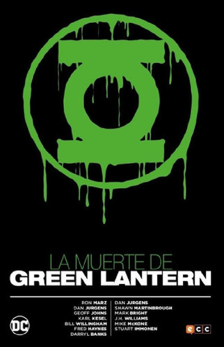 Libro - La Muerte De Green Lantern Ecc