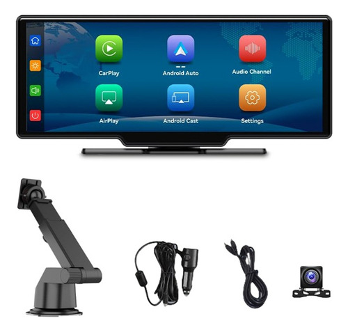 Tela Sem Fio Carplay, Tela De Toque Estéreo De Carro De 10,2