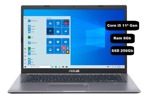 Asus F415ea Core I5-1135g7 11°gen Ram 8gb Ssd 256gb Win 10