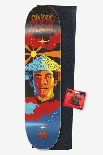 comprar  Combo Tabla De Skate Woodoo Manta Moral + Lija + Tornillos