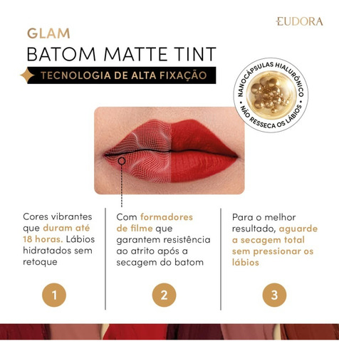 Eudora Glam Matte Tint Rosé Vintage Rosé Vintage