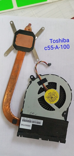 Fan Cooler Toshiba C55-a-100 Con Sistema De Enfriamiento 