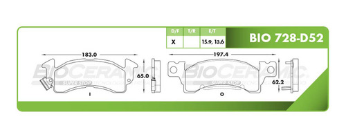 Balata Disco Del P/chevrolet C20 Pickup 1973-1974 7.4l