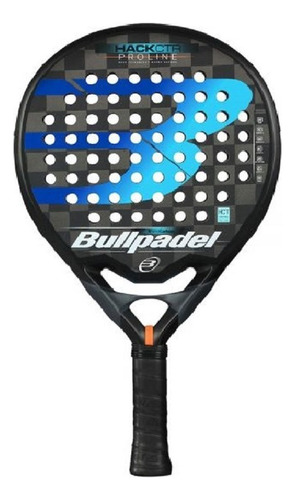 Paleta de pádel  Bullpadel Hack Control 2019 color negro/azul