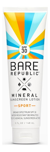 Protector Solar Mineral Bare Republic Sport 148 Ml