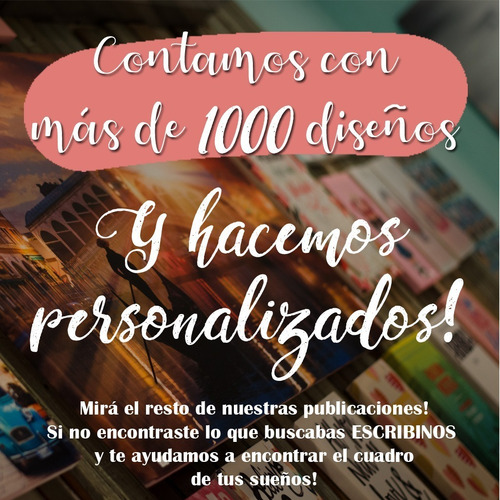 Imagen 9 de 10 de Cuadros Polipticos Paisajes Y Decorativos 160x60 Tela Lienzo