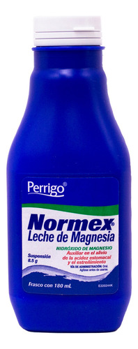 Leche De Magnesia Normex Suspensión, 1 Frasco 180 Ml