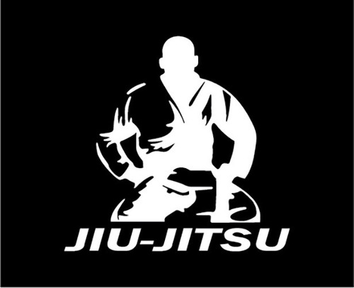 Adesivo Moto Carro Jiu-jitsu Arte Marcial Mma Jiu Jitsu Luta