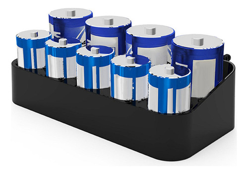 Pf Soporte For Pilas Secas, Solución De Almacenamiento Negro