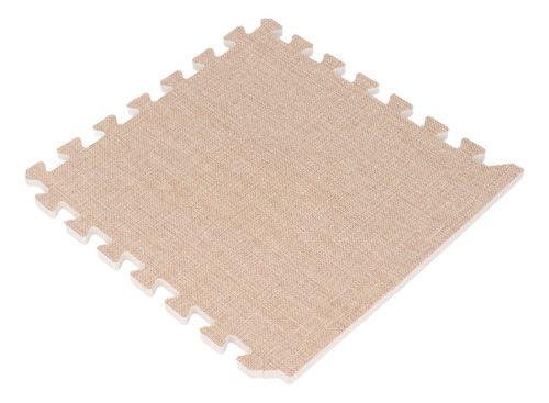 Alfombrilla De Espuma Puzzle, De Algodón Y Lino, Entrelazada