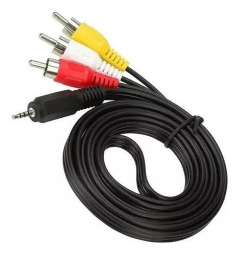 Cabo De Audio Video P2 3.5mm X 3 Rca Macho 1,5 Metros