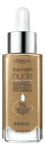 Base de maquillaje en sérum L'Oréal Paris True Match Tinted Serum Hyaluronic Tinted Serum tono medium tan 5-6 - 30mL 30g