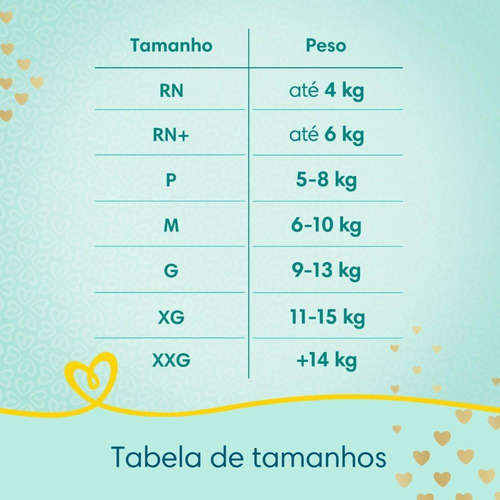 Fraldas Pampers Premium Care