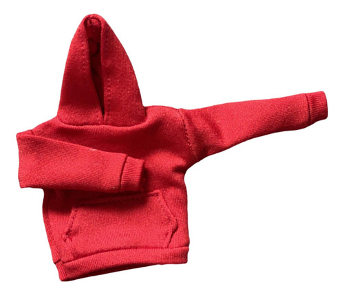 Sudadera Con Capucha De Tela En Miniatura A Escala 1/12 Para