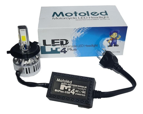 Bombillon 8000 Lumenes H4 Motoled 