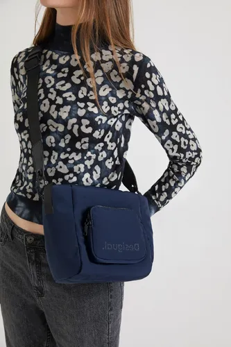 Bolso Bandolera Azul Marino Desigual M21waxa39 Meses sin intereses