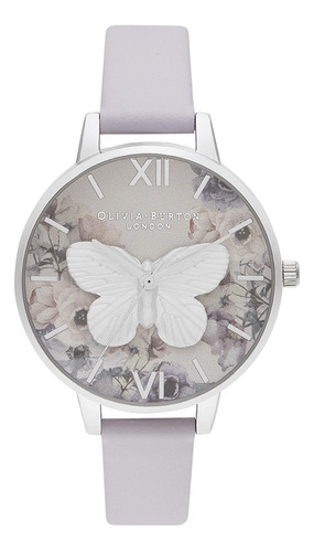 Reloj Olivia Burton Mujer Cuero Ob16pp58 3d Butterfly