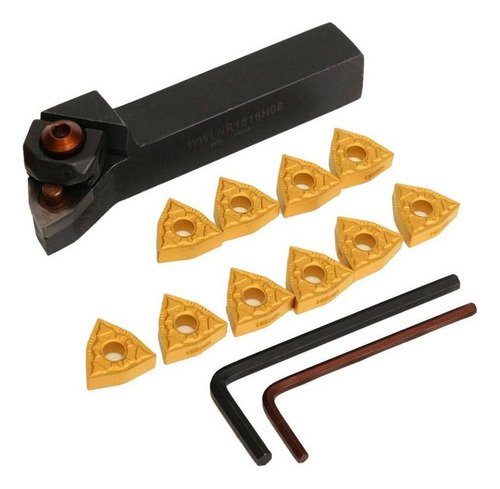 Porta-ferramentas De Torneamento De 100 Tornos, 10 Peças