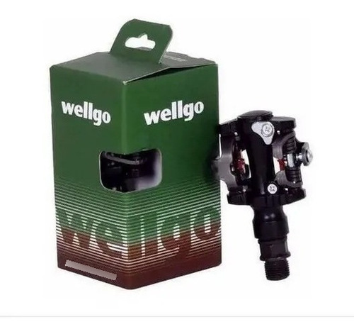 Pedal Clip Mtb Wellgo Alumínio Preto 9/16 919