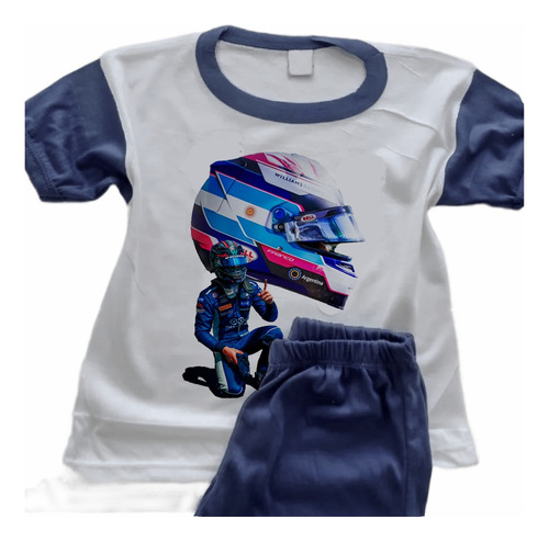 Pijamas Infantiles Colapinto Formula 1 Personalizadas - 6804