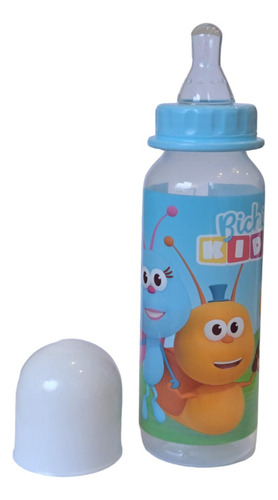 Mamadera Estampada Bichi Kids 250ml Dispita 80005 Color Celeste