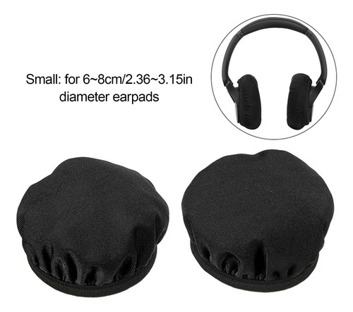 Fundas Para Almohadillas Para Auriculares Fundas De Tela Par