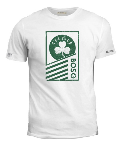 Camiseta Estampada Boston Celtics Baloncesto Basquet Ink