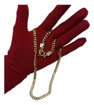 Comprar Cadena Cubana Enchapado En Oro 18k De 50cm Con Sello C1792