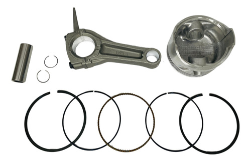 Kit Pistão Anéis Biela Completo Motor 15hp Buffalo Branco