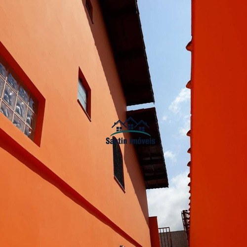 Imagem 4 de 29 de Sobrado Com 3 Quartos ( Sendo Uma Suíte Com Hidro ) 02 Wc, Quintal, 02 Vagas À Venda, 274 M² - Jardim Las Vegas - Santo André/sp - So0379