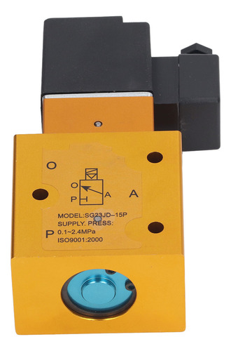 Válvula Solenoide De Aire G1/2in, 2 Posiciones, 3 Vías, 0.12